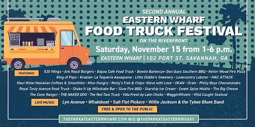 The 2nd Annual Eastern Wharf Food Truck Festival