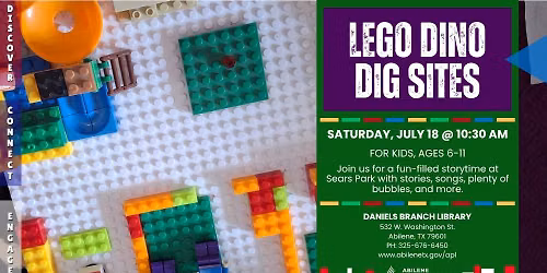 LEGO Dino Dig Sites (Daniels Branch)