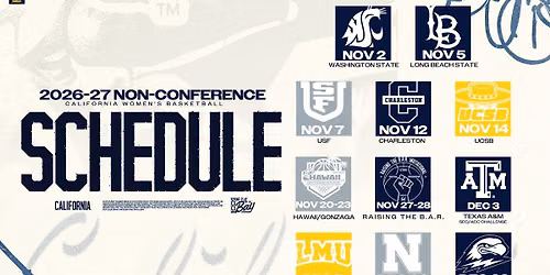 California Golden Bears Women's Basketball vs. Long Beach State