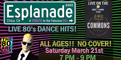 Esplanade Rocks The Sweet Flower Stage @ The Commons!