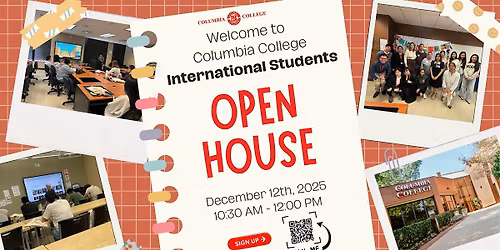 Columbia College Open House for International Students