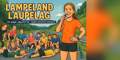 Lampeland 5 km gatel\u00f8p 
