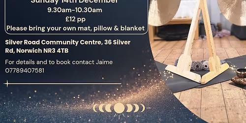 Rest & Renewal Sound Bath @ Silver Road Community Centre 