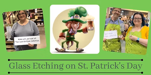 Glass Etching a Beer Mug for St. Patrick\u2019s Day (or shot glass, wine glass etc)