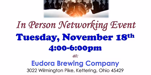 November Networking Event (Last one for the year)