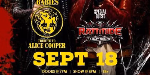 Fri Sept 18th Billion Dollar Babie$ with Special Guests RATTITUDE Dania Casino at Stage 954