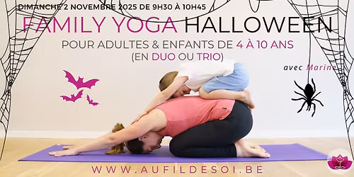 Family Yoga Halloween