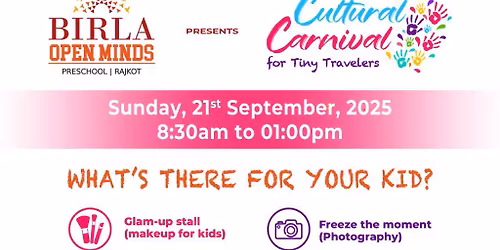Cultural Carnival for Tiny Travellers