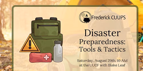 Disaster Preparedness: Tools and Tactics