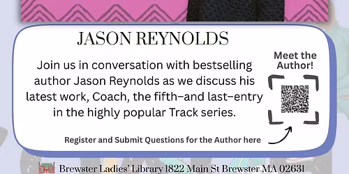 Virtual Speaker Series: Writing Powerful Portrayals of Resilience with Jason Reynolds