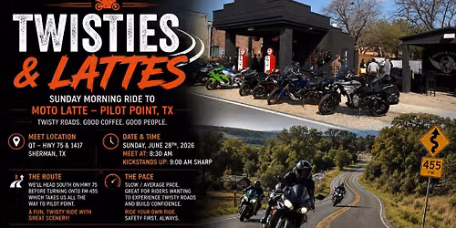 \ud83c\udfcd\ufe0f\u2615 Twisties & Lattes \u2615\ud83c\udfcd\ufe0f
