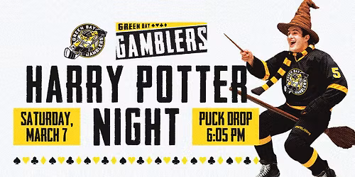 Green Bay Gamblers - Harry Potter Night