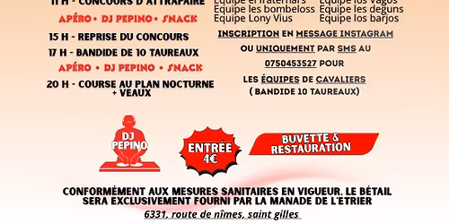 Concours d\u2019attrapa\u00efre MANADE DE L\u2019\u00c9TRIER 