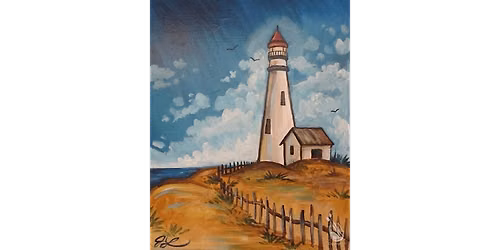 Coastal Lighthouse Beauty - Paint and Sip in Houston | Classpop!\u2122