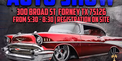 Doe Bellys Monthly Auto Show In Forney, Tx