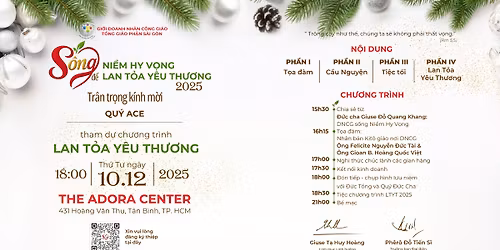 S\u1ef1 ki\u1ec7n Lan To\u1ea3 Y\u00eau Th\u01b0\u01a1ng XVI - S\u1ed1ng Ni\u1ec1m Hy \u0111\u1ec3 Lan To\u1ea3 Y\u00eau Th\u01b0\u01a1ng