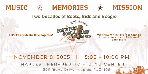 Bootstrap Boogie Barn Dance-20th Anniversary Celebration Presented by Health Care Logistics