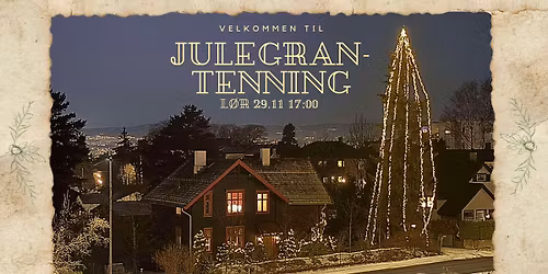 Tenning av Julegrana p\u00e5 Hasle \ud83c\udf84