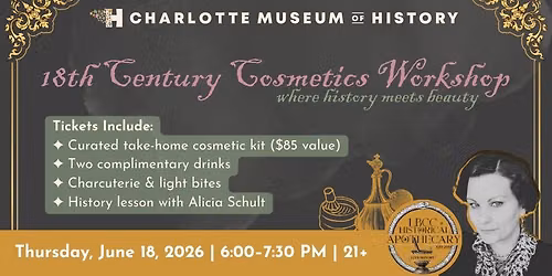 18th Century Cosmetics Workshop