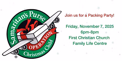 Operation Christmas Child Shoebox Packing Party