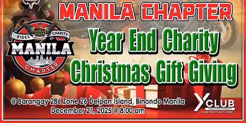 Nmax Elite Brotherhood Inc Manila Chapter Year End Charity 