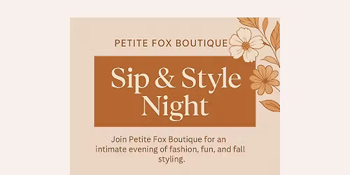 Sip & Style Night