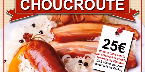 Soir\u00e9e Choucroute du T\u00e9l\u00e9thon