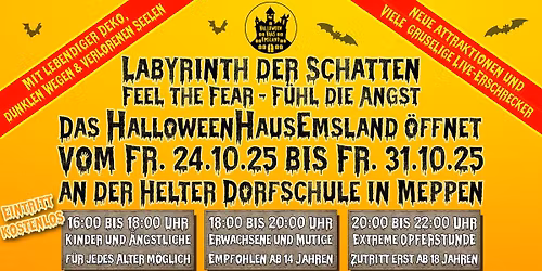 HalloweenHausEmsland in Meppen am Do.30.10.2025