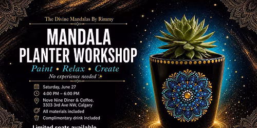 Paint and Sip Mandala Workshop