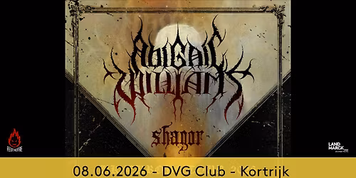 Abigail Williams + Shagor @ DVG Club, Kortrijk