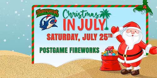 Christmas in July at Clearwater Threshers