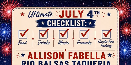 Alli's at Rio Balsas 4th of July!