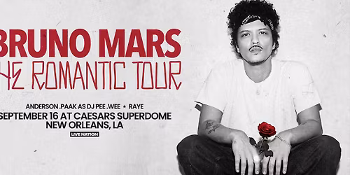 Bruno Mars New Orleans Tickets