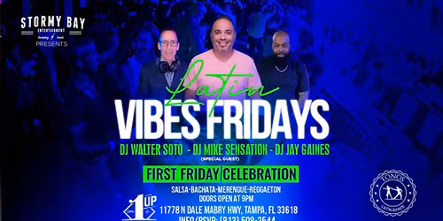 Latin Vibes Fridays- First Friday Celebration Latin Night at 1UP
