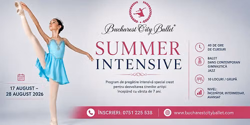 Summer Intensive 2026 - Bucharest City Ballet