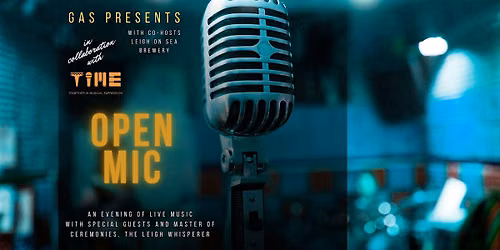 Open Mic in Association with T.I.M.E at This is GAS