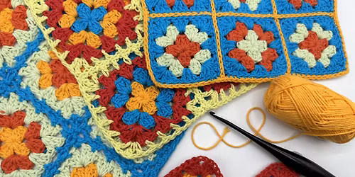 Joining Crochet Motifs  - Crochet Course - Walton-on-Thames