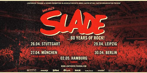 Dave Hill's SLADE - 60 Years of Rock! | Leipzig
