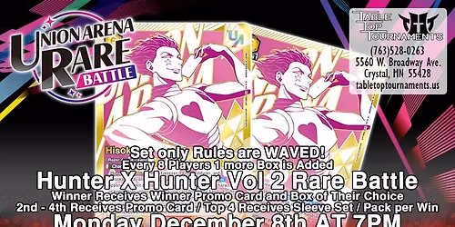 UATCG Rare Battle: HUNTER X HUNTER Vol.2