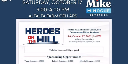 Heroes On The Hill w\/Special Guest Mike Minogue