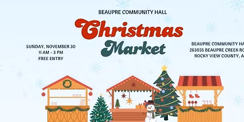 Beaupre Community Hall - Holiday Market