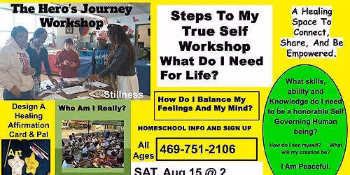 Steps To My True Self Book Signing And Youth Workshop