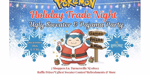 Pok\u00e9mon Holiday Trade Night!