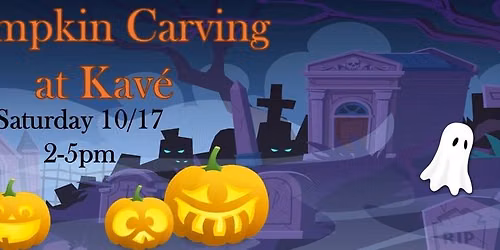 Pumpkin Carving at Kav\u00e9