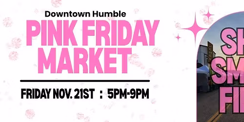 Pink Friday: Shop Small Market