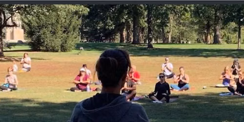 Yoga in Wilderness Park!