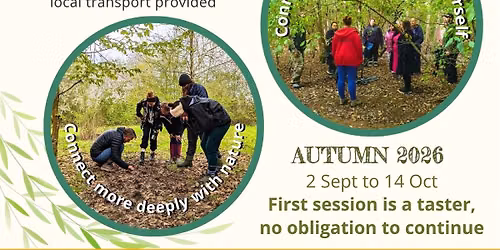 Autumn Tallis Wood Wellbeing Course TASTER DAY