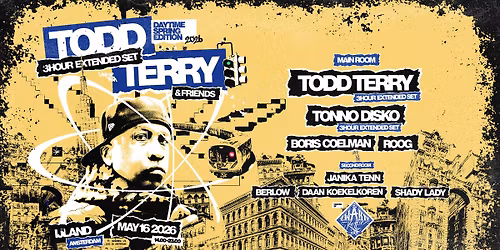 Todd Terry & Friends 2026 | Daytime Spring Edition
