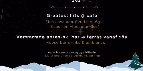 Caf\u00e9 Afrit 20 viert DEN EERSTE met apr\u00e8s-ski bar!
