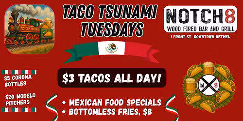 TACO TSUNAMI TUESDAYS